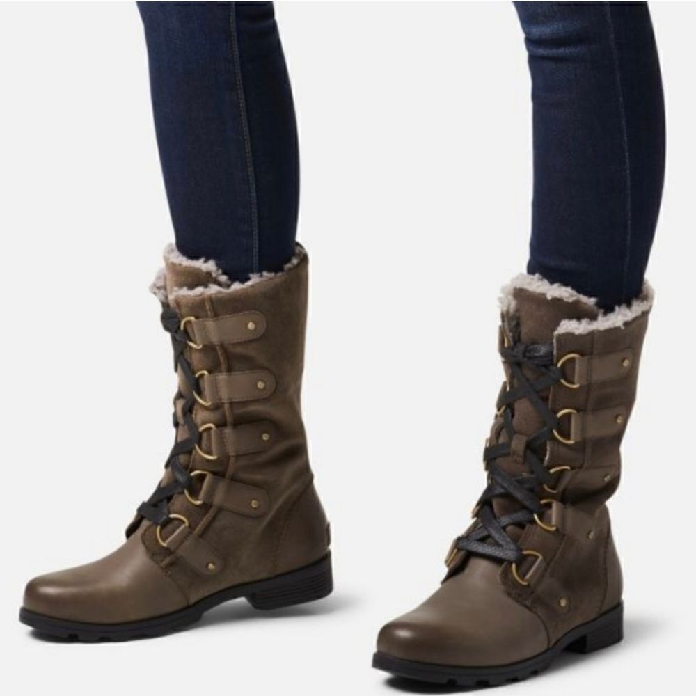 Sorel Emelie Lace Up Waterproof Boots Major 9.5 - Picture 4 of 14